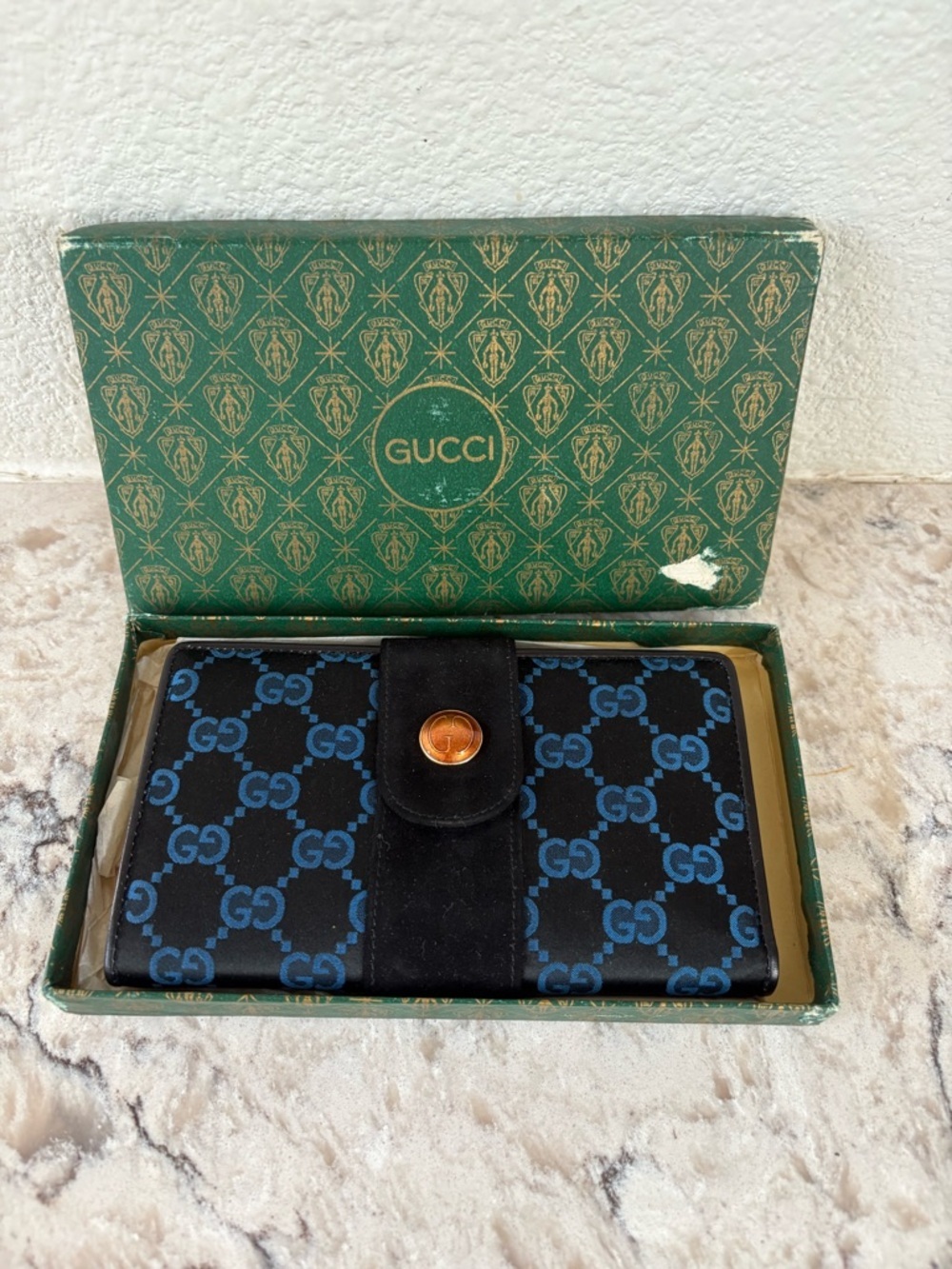 Vintage Gucci GG Monogram Wallet